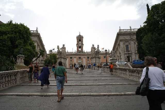 Piazza del Campidoglio with the Palazzo Senatorio