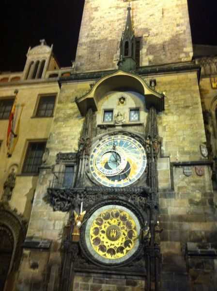 Prag'da ünlü Astronomical Clock