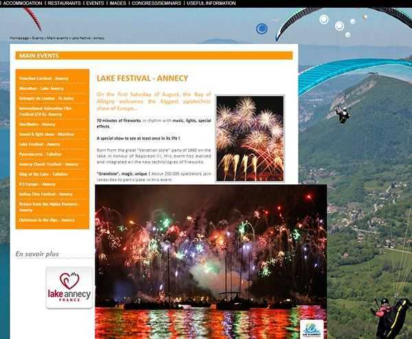 Annecy Gölü Festivali - en.lac-annecy.com