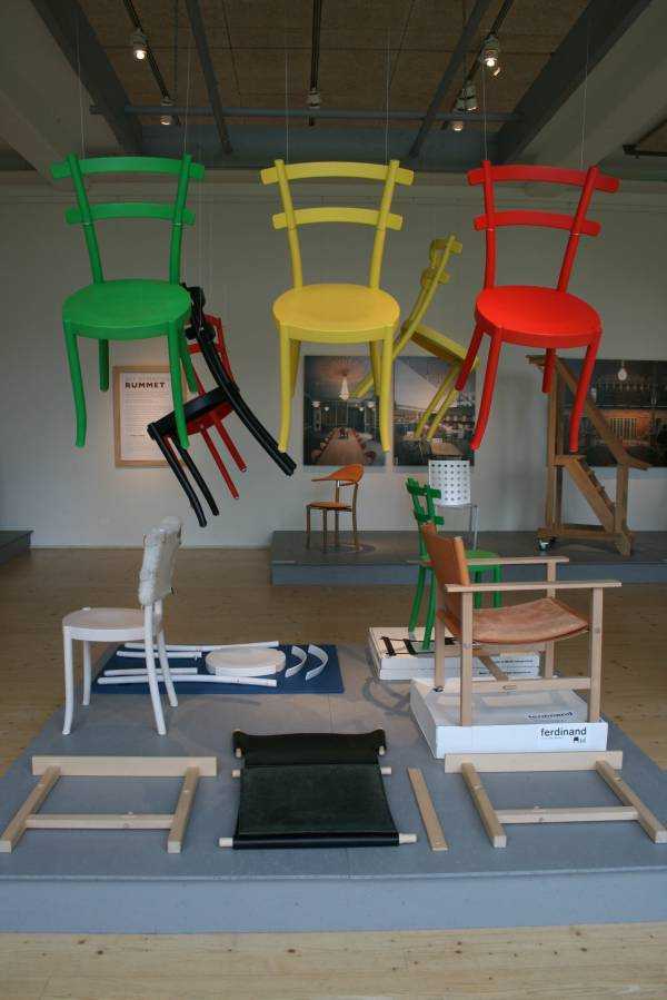 Växjö – Småland Müzesi – Uçan sandalyeler…