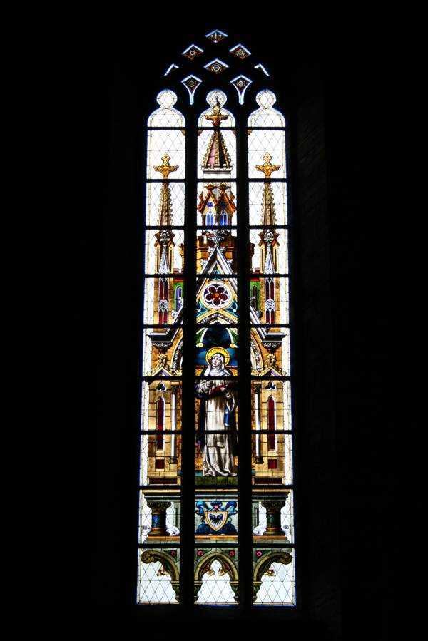 Vadstena Abbey Kilisesinin vitrayları...