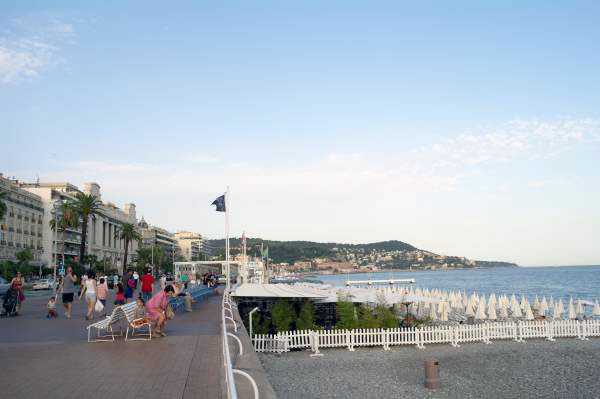 Nice Plajları - Promenade des Anglais