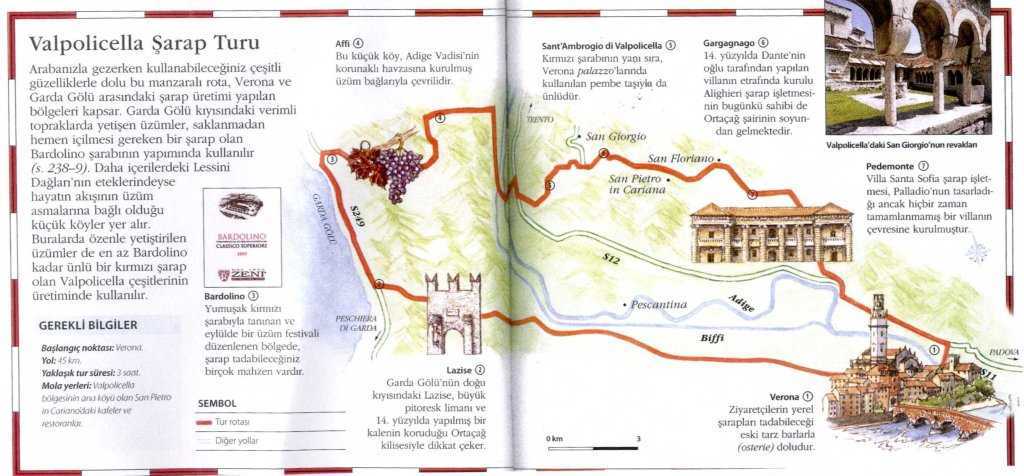Garda Gölü Şarap Rotası – Dost Görsel Gezi Rehberleri – Venedik ve Veneto – Dost Kitabevi Yayınları -2012.