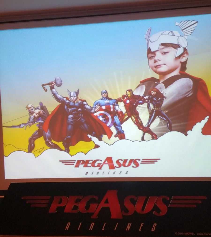 Pegasus "Süper Kahramanlı" uçuş videosu