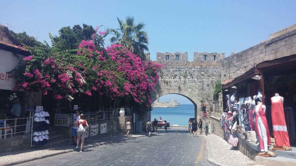 Eski Şehre giriş, Rodos Adası