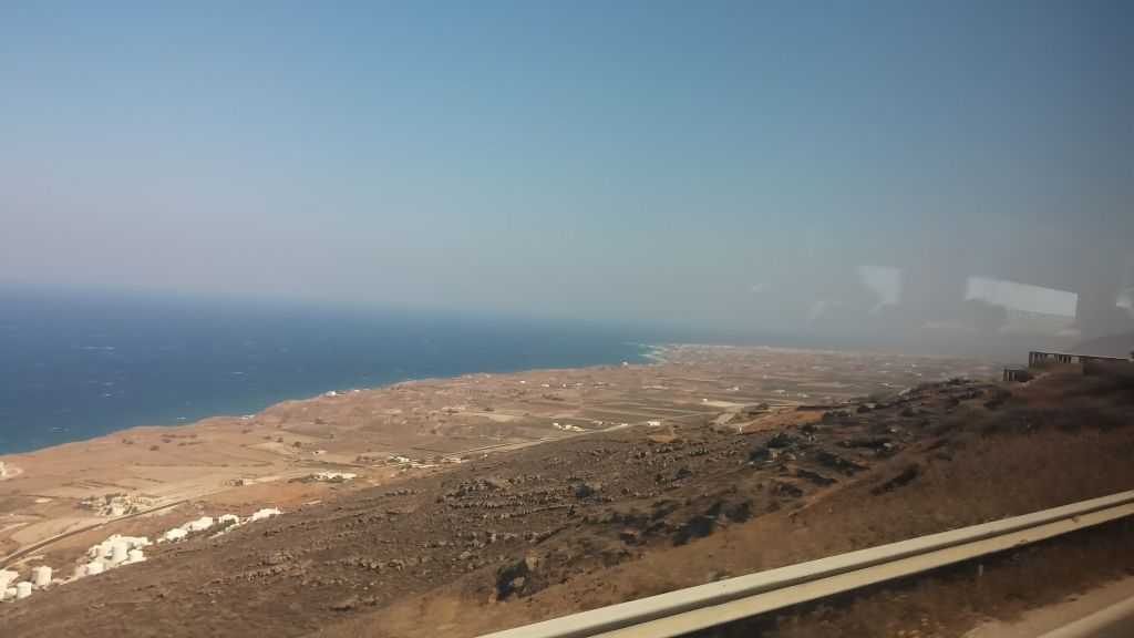 Oia’dan Thira’ya dönerken, Santorini Adası