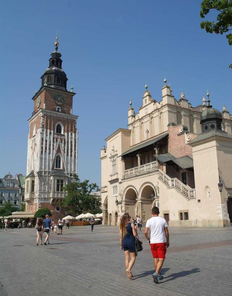 Krakow Town Hall Tower & Sukiennice (Cloth Hall)